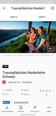 Traumpfade android App screenshot 1